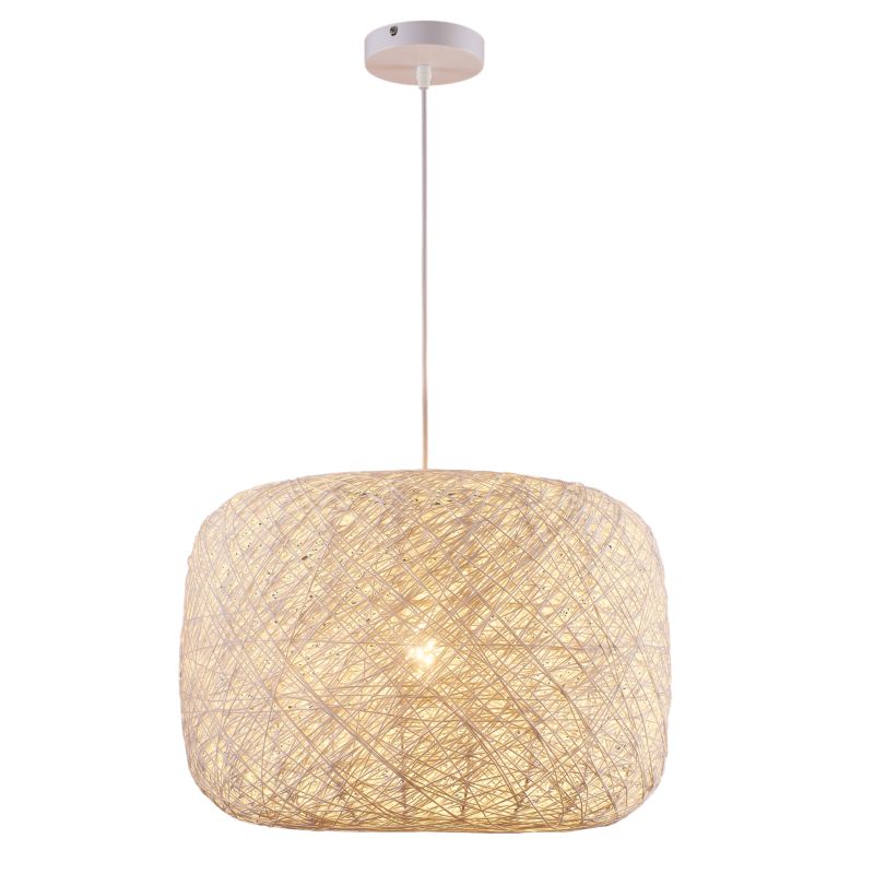 Lampa wisząca Sanico Monica 1 punktowa E27 beżowa