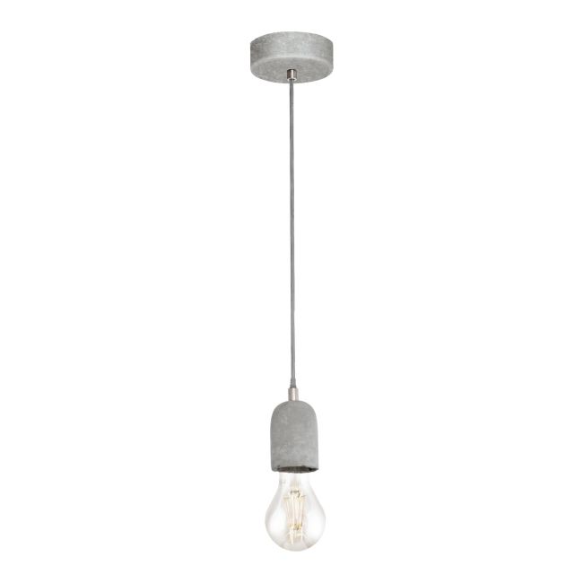 Lampa wisząca Silvares 1 x E27 szara