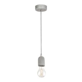 Lampa wisząca Silvares 1 x E27 szara