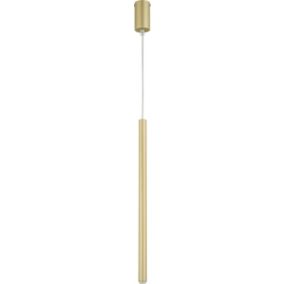 Lampa wisząca Sopel prosty 1-punktowa G9 złoty mat