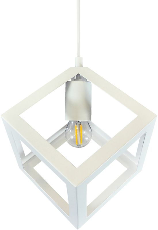 Lampa wisząca Sweden 1 x 60 W E27 biała