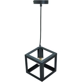 Lampa wisząca Sweden 1 x 60 W E27 czarna