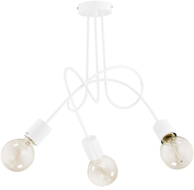Lampa wisząca Tango 3 x 60 W E27 biała