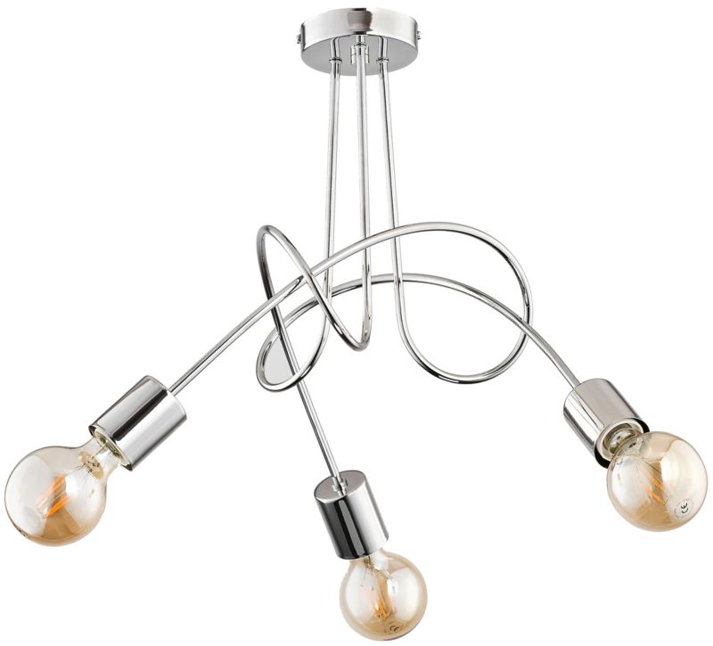 Lampa wisząca Tango 3 x 60 W E27 chrom