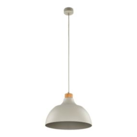 Lampa wisząca TK Lighting Cap 1 x E27 beżowa