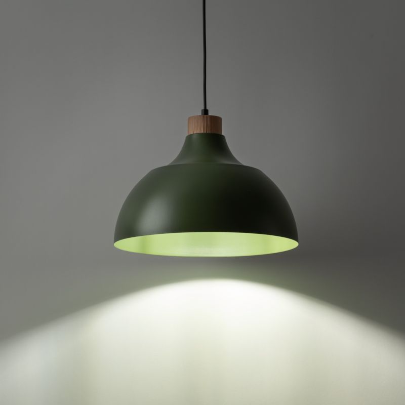 Lampa wisząca TK Lighting Cap 1 x E27 zielona