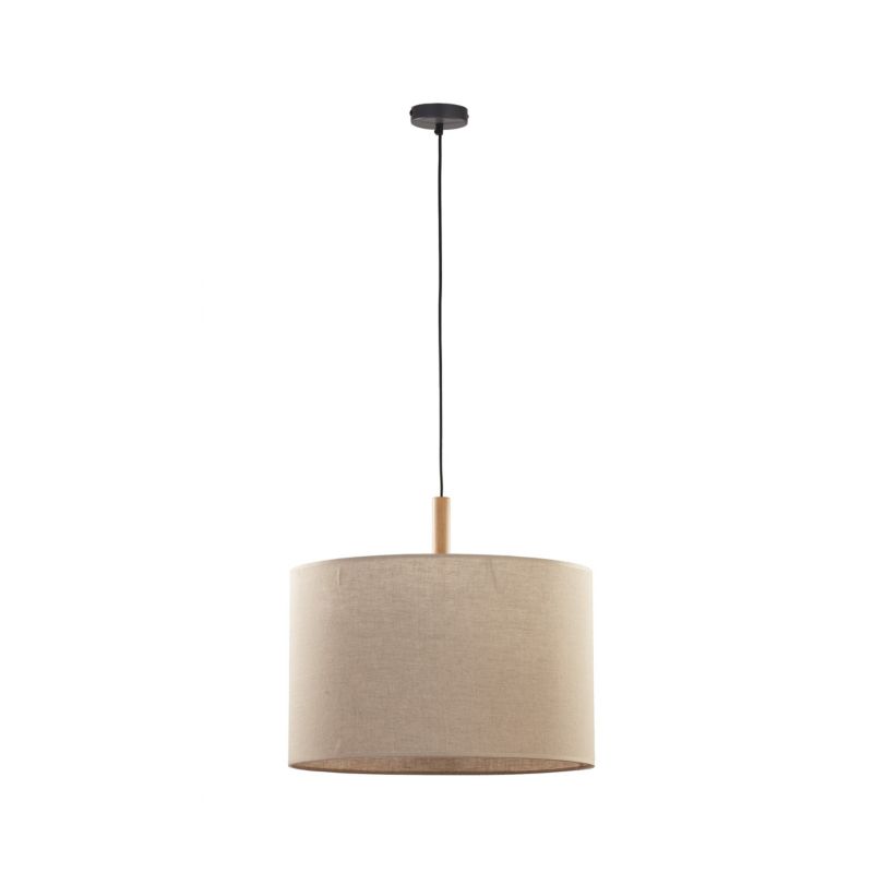Lampa wisząca TK Lighting Deva 1 x E27 beżowa