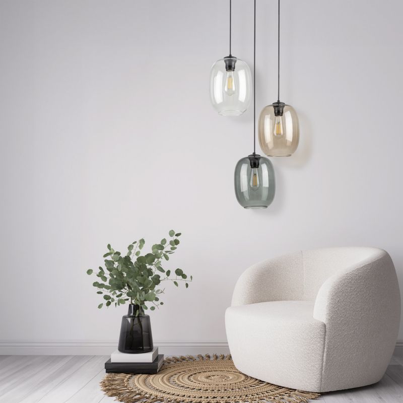 Lampa wisząca TK Lighting Elio 1 x E27 multikolor