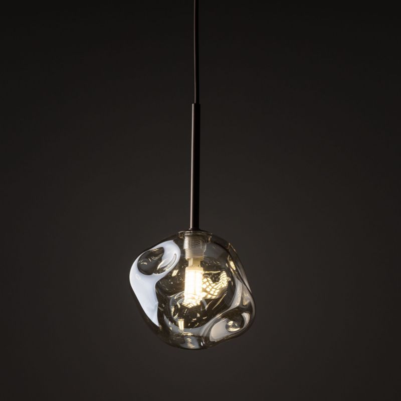 Lampa wisząca Tk Lighting Lava 1 x G9 brązowa