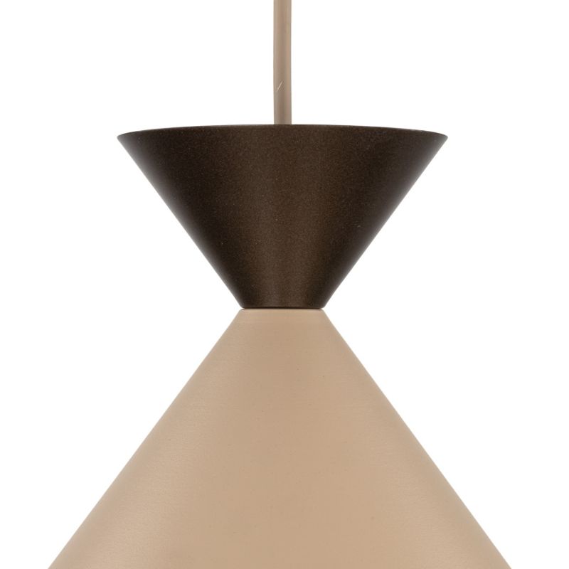 Lampa wisząca TK Lighting Matteo 1 x E27 beżowa