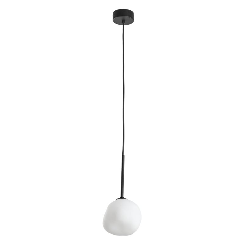 Lampa wisząca Tk Lighting Misty 1 x G9 biało-czarna