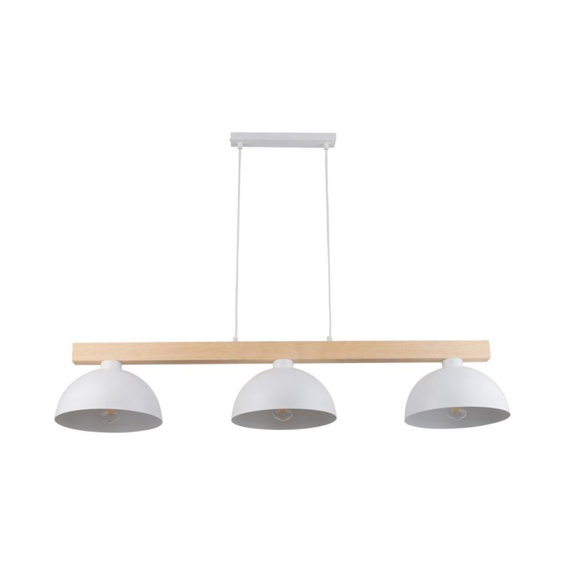 Lampa wisząca TK Lighting Oslo 3 x E27 biała