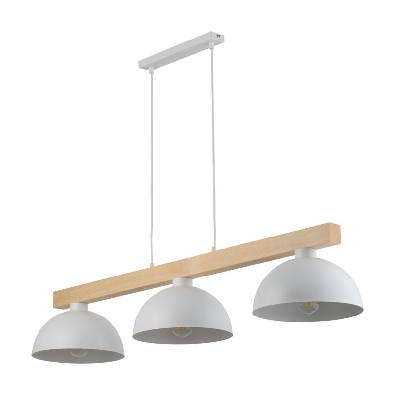 Lampa wisząca TK Lighting Oslo 3 x E27 biała