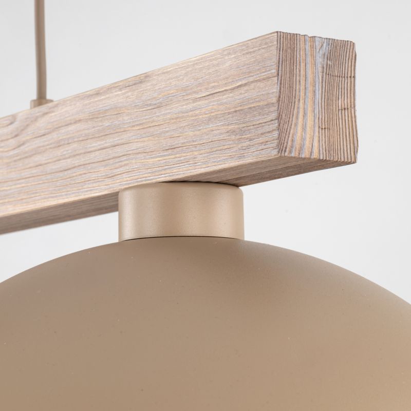 Lampa wisząca TK Lighting Oslo Sabia 2 x E27 beżowa