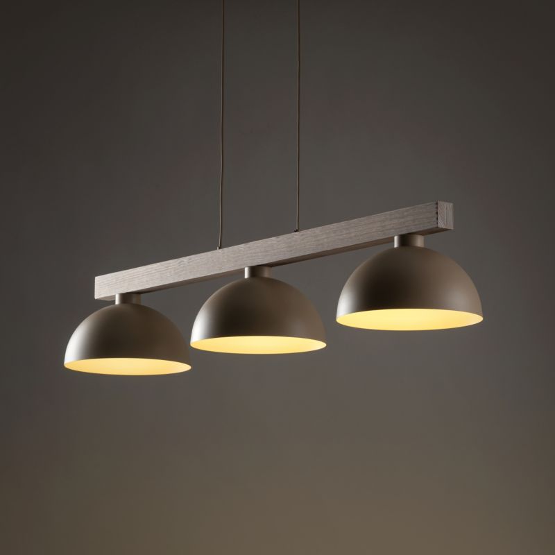 Lampa wisząca TK Lighting Oslo Sabia 3 x E27 beżowa
