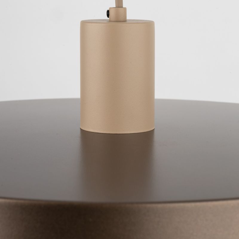 Lampa wisząca TK Lighting Sila Sabia 1 x E27 40 cm brązowa