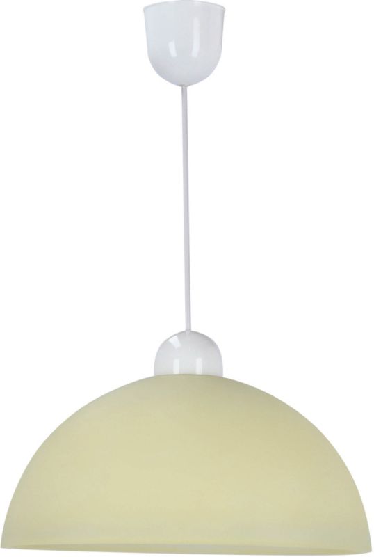 Lampa wisząca Vanilia 1-punktowa E27 18 cm kremowa