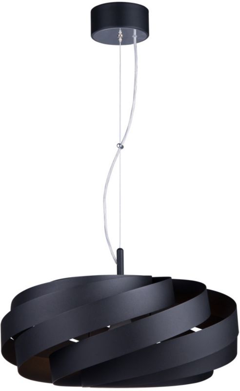 Lampa wisząca Vento 1 x 40 W E27 czarna