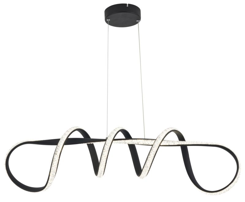 Lampa wisząca Vesper 3200 lm 3000 - 4000 K czarna