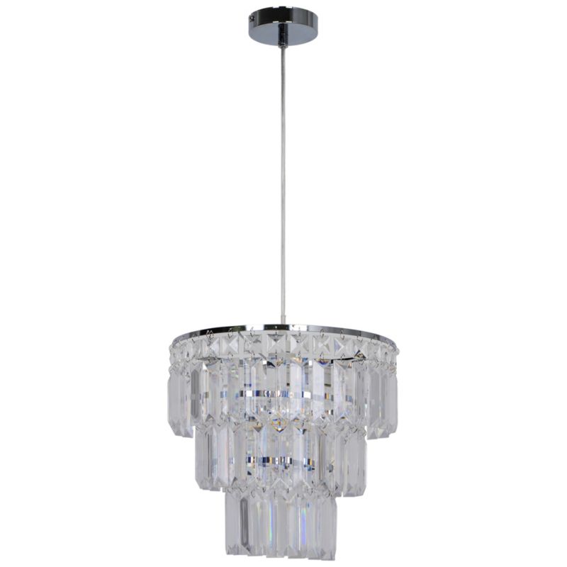 Lampa wisząca Viga 1-punktowa E27 chrom