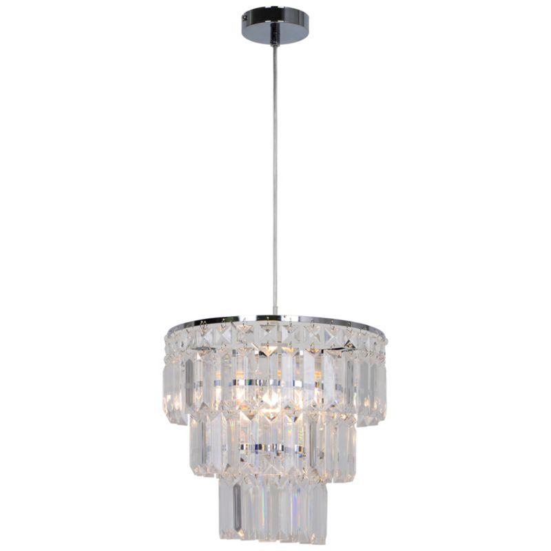 Lampa wisząca Viga 1-punktowa E27 chrom