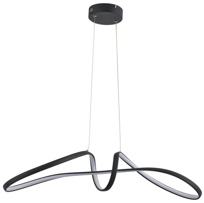 Lampa wisząca Weva 3200 lm 3000 - 4000 K czarna