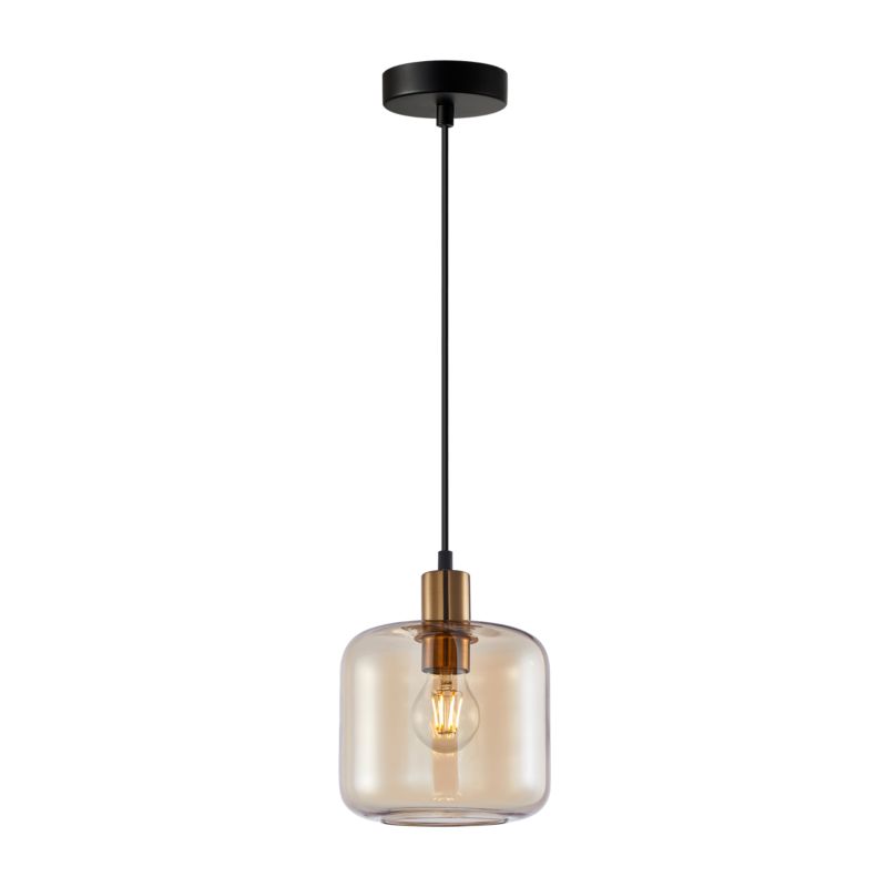 Lampa wisząca Zona 1 x E27 amber