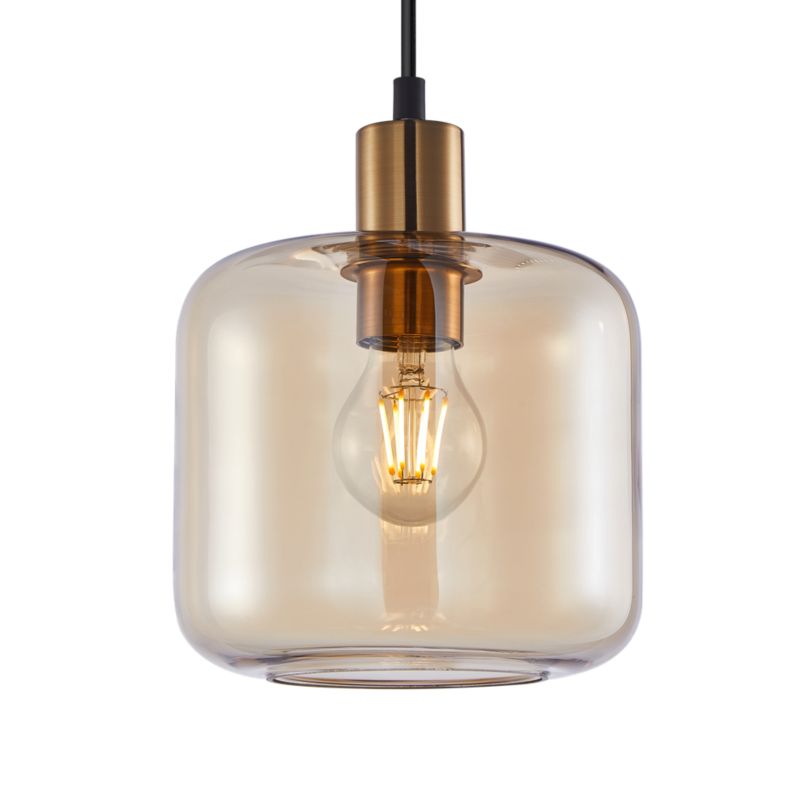 Lampa wisząca Zona 1 x E27 amber