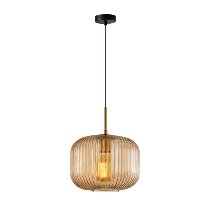 Lampa wiszca Gavino 1 x E27 amber