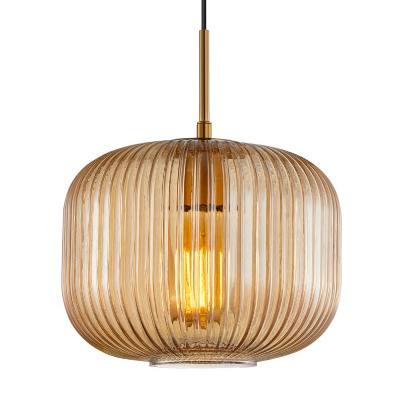 Lampa wiszca Gavino 1 x E27 amber