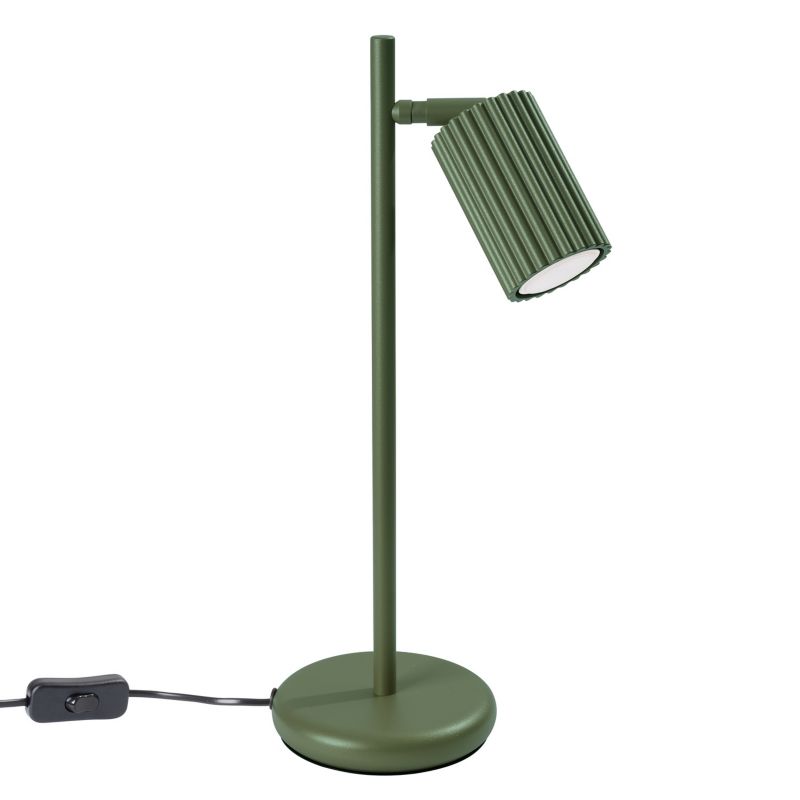 Lampka biurkowa 0 Pure Lume GRAVIO zielony oliwkowy 1xGU10x10W IP20 wym:43x14,5x19,5cm - 1 szt.