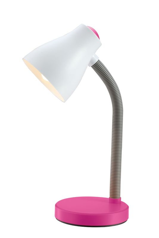 Lampka biurkowa Colours Kuo 1 x 15 W E27 różowa