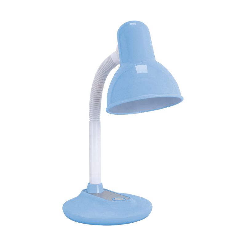 Lampka biurkowa elastyczne ramię Struhm PESTO niebiesko-biała 1xE27x15W IP20 wym:35x15,5x20cm - 1 szt.