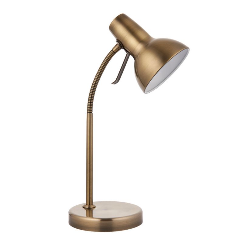 Lampka biurkowa  Endon AMALFI antyczna mosiężna 1xGU10x10W IP20 wym:47,5x15x25cm - 1 szt.
