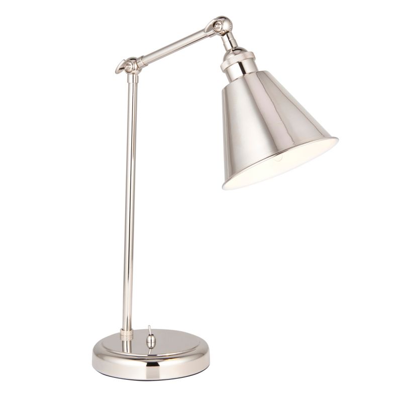 Lampka biurkowa  Endon HAL niklowa 1xE14x15W IP20 wym:55,5x14x36cm - 1 szt.