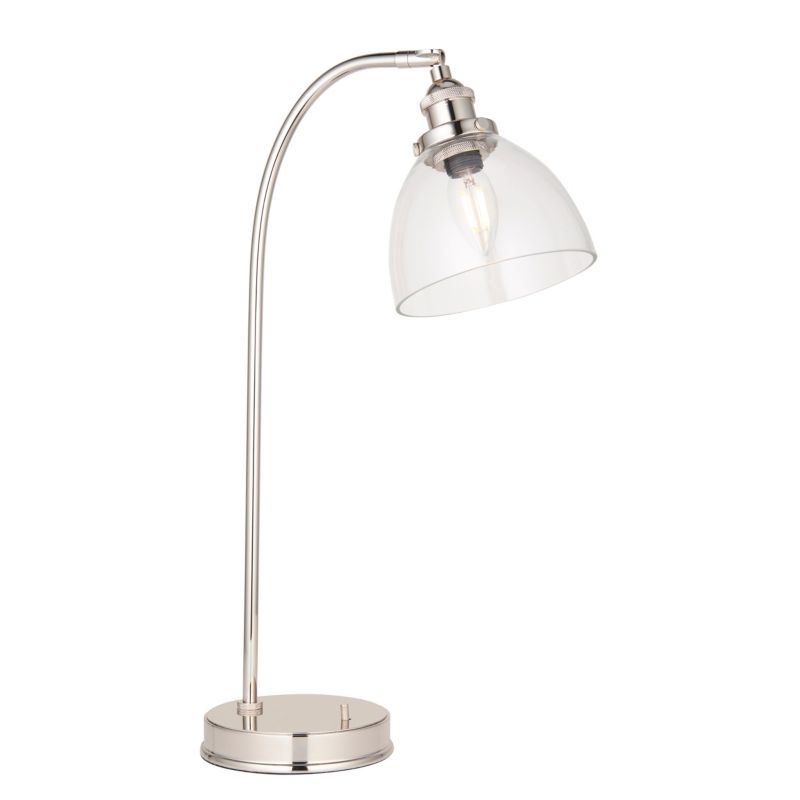 Lampka biurkowa  Endon HANSEN niklowa 1xE14x15W IP20 wym:53,3x15x36,5cm - 1 szt.