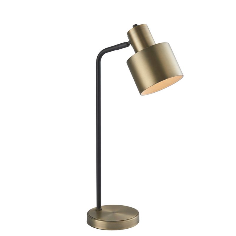 Lampka biurkowa  Endon MAYFIELD matowa antyczna mosiężna 1xE27x20W IP20 wym:58,5x16x26,5cm - 1 szt.
