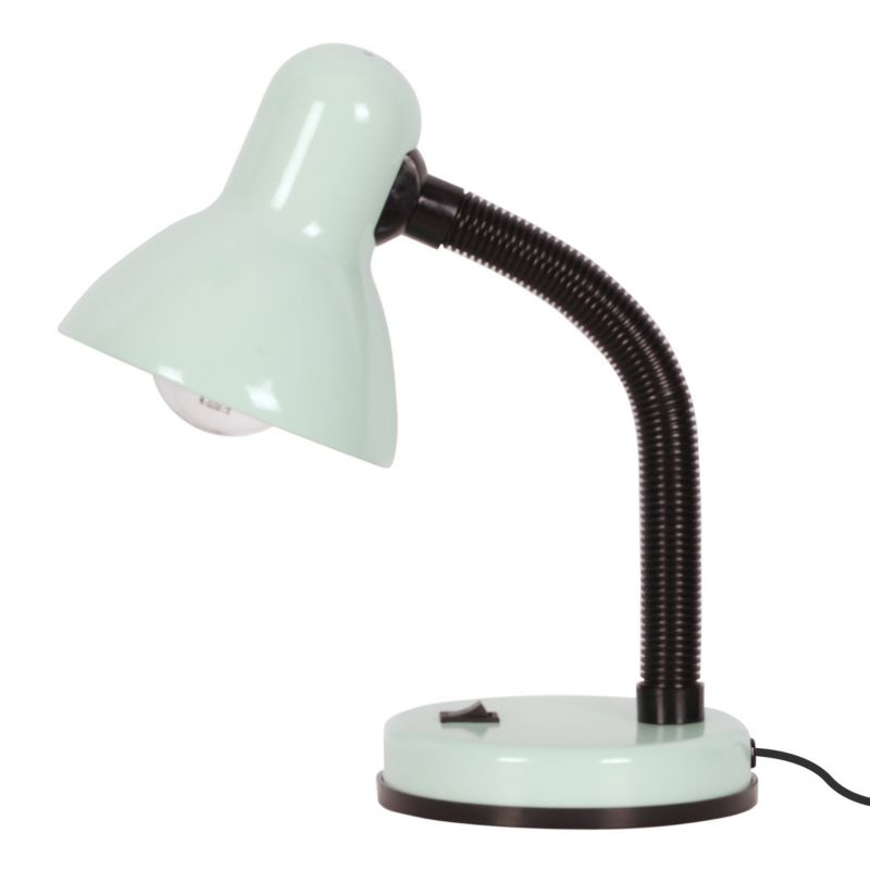 Lampka biurkowa Kaja Cariba seledynowo-czarna  1 x E27 x 25W IP20 wym: 30 x 22 x 15 cm metal - 1 szt.