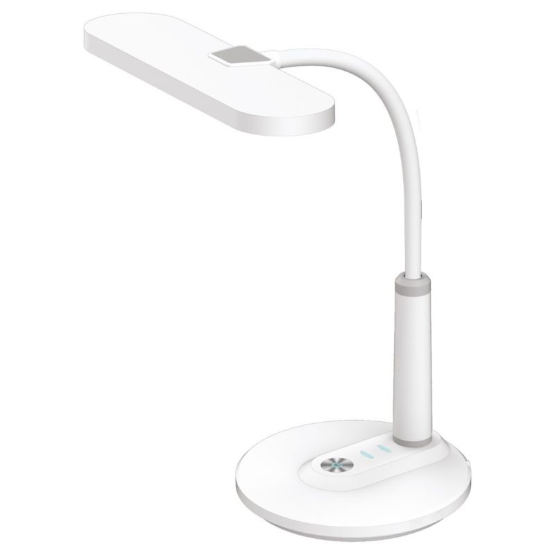 Lampka biurkowa Kaja Dafi biała LED 10W 3000K-5700K 530lm  IP20 wym: 36 x 18 x 18 cm metal - 1 szt.