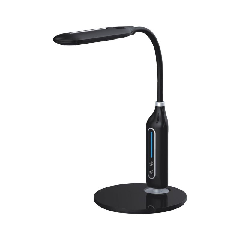 Lampka biurkowa Kaja Mida czarna LED 8W 3000K-6300K 700lm  IP20 wym: 36 x 31 x 18 cm tworzywo sztuczne - 1 szt.