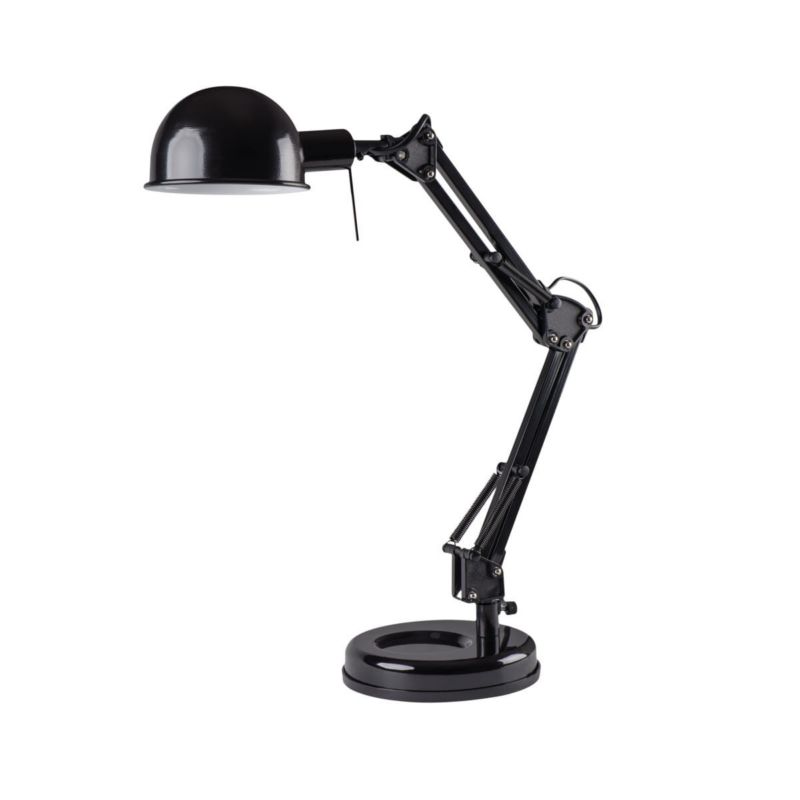 Lampka biurkowa Kanlux Pixa czarna  1 x E14 x 40W IP20 wym: 53 x 16 x 16 cm metal - 1 szt.