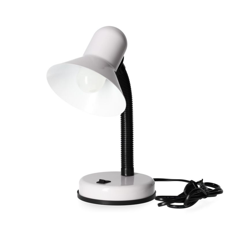 Lampka biurkowa Kobi biała 1xE27