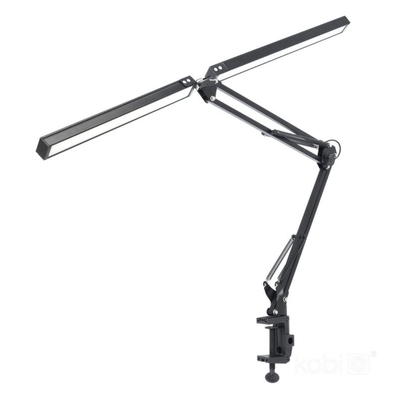 Lampka biurkowa Kobi Led Tenuix Duo czarna LED 28W 3000K-6000K 1400lm  IP20  metal - 1 szt.