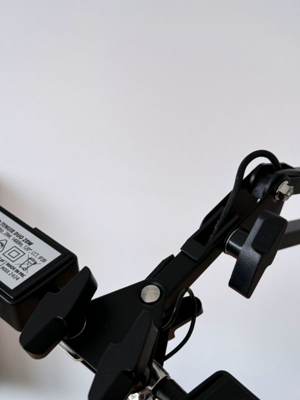Lampka biurkowa Kobi Led Tenuix Duo czarna LED 28W 3000K-6000K 1400lm  IP20  metal - 1 szt.