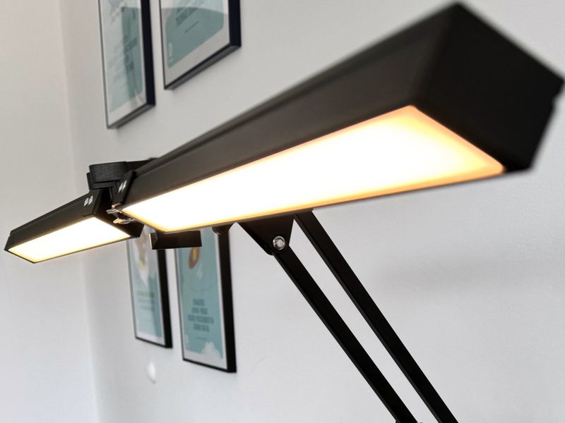 Lampka biurkowa Kobi Led Tenuix Duo czarna LED 28W 3000K-6000K 1400lm  IP20  metal - 1 szt.