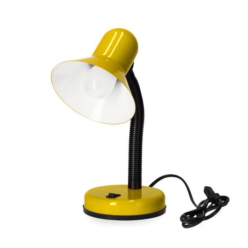 Lampka biurkowa Kobi żółta 1xE27