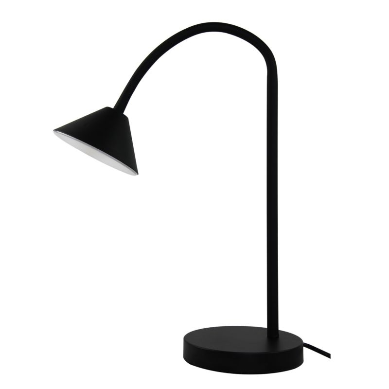 Lampka biurkowa LED czarny mat