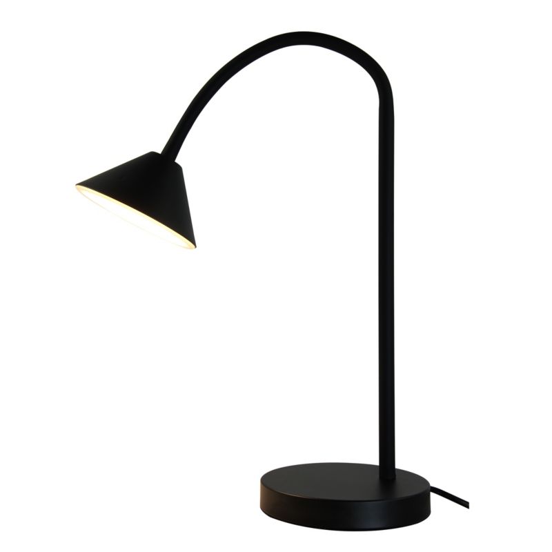 Lampka biurkowa LED czarny mat