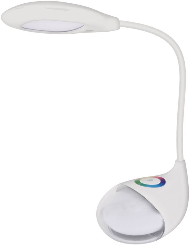 Lampka biurkowa LED Struhm Boa RGB biała