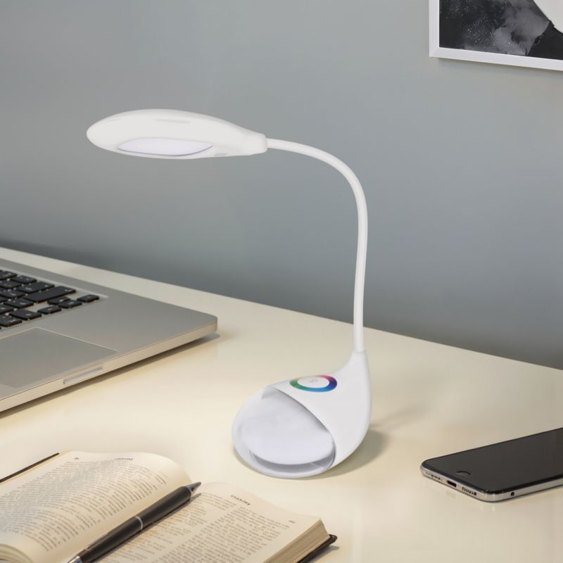 Lampka biurkowa LED Struhm Boa RGB biała